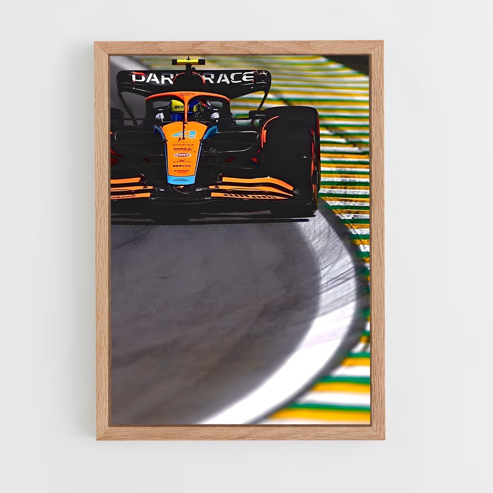Poster Vitesse McLaren – affiche Voitures de Formule 1 (vue 4)